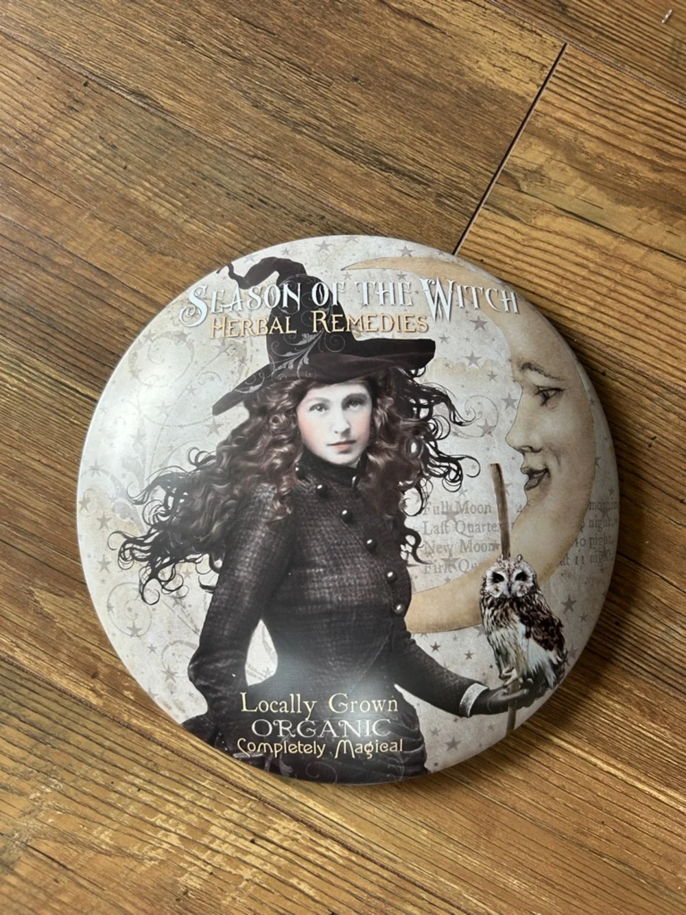 Season of the Witch Herbal Remedies Decorative Wall Plaque - Black & Cream